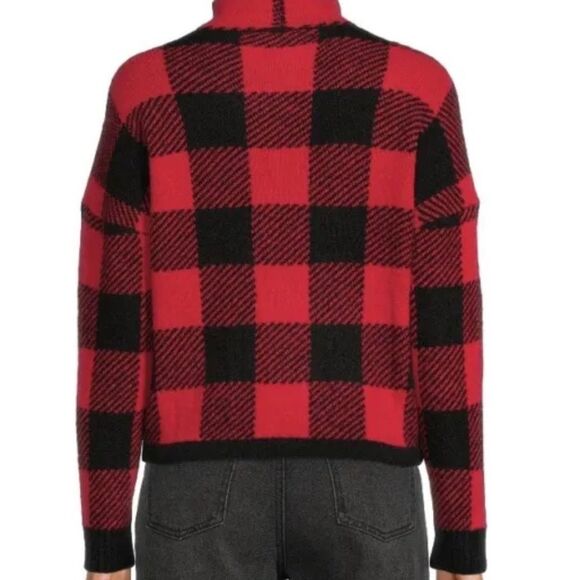 NO BOUNDARIES Juniors’ Pattern Mock Neck Sweater - Picture 3 of 9